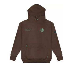 (New Color) Boys' Off Field Waffle (Brown) Performance Hoodie